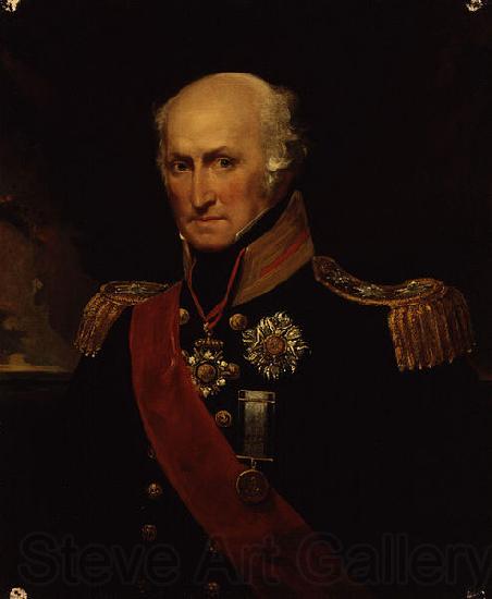 John Hayter Admiral Sir Benjamin Carew c 1833